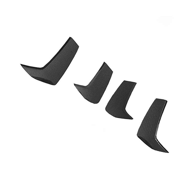 Car Carbon Fiber Front Rear Bumper Fog Light Frame Trim for A3 2021 Fog Lamp Covers Decorative Acce