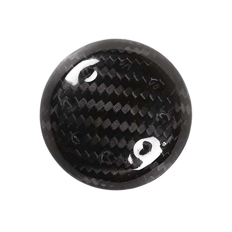 Car Carbon Fiber Gear Head Knob Shift Cover Trim Shifter Lever Cover Decoration for 86/ Brz 2012-20