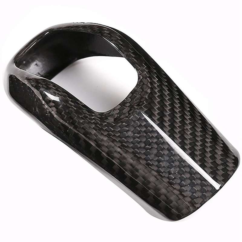 Car Carbon Fiber Gear Shift Knob Cover Trim for Land Sport 2014-2017 Car Accessories