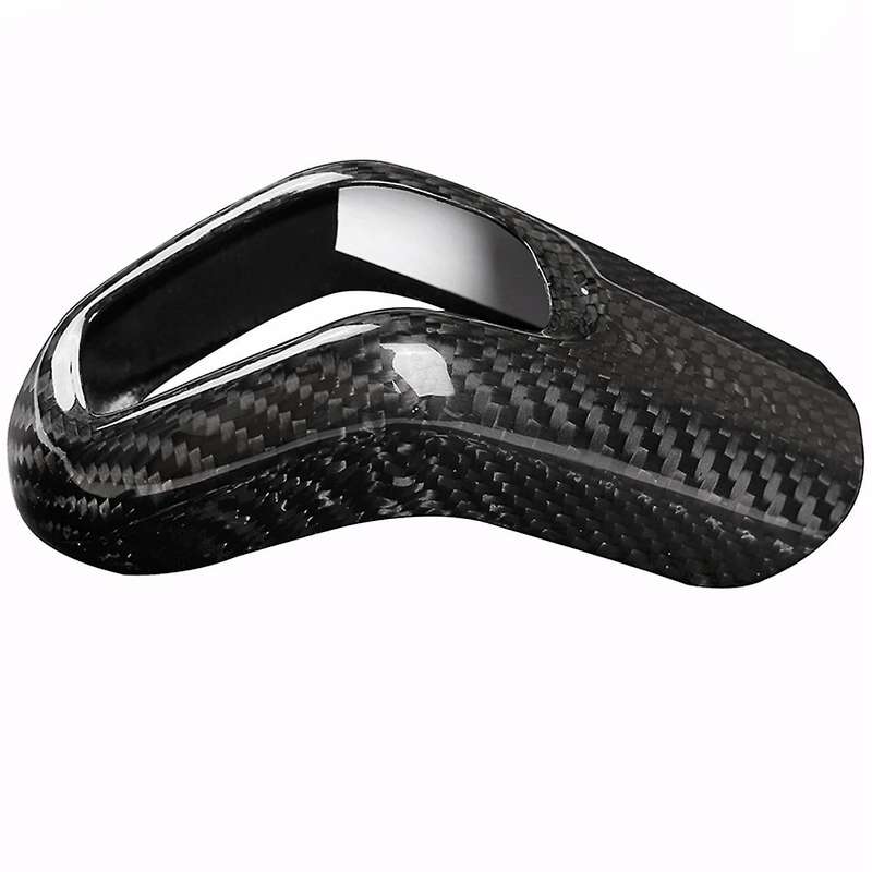 Car Carbon Fiber Gear Shift Knob Cover Trim for Land Sport 2014-2017 Car Accessories