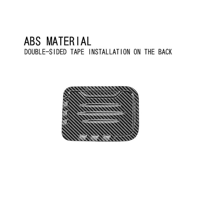 Car Carbon Fiber Fuel Filler Tank Cover Cap Decoration Cover for Alphard 40 Series 2023+ Car Access