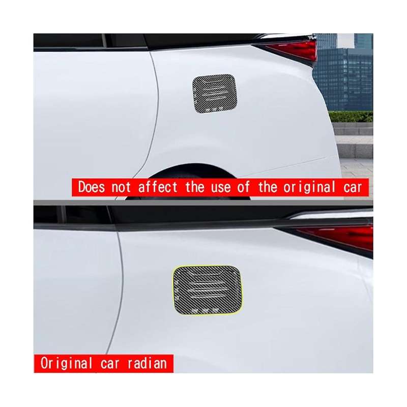 Car Carbon Fiber Fuel Filler Tank Cover Cap Decoration Cover for Alphard 40 Series 2023+ Car Access