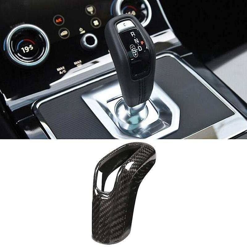 Car Carbon Fiber Gear Shift Knob Cover Trim for Land Sport 2018 2019 2020 Car Accessories