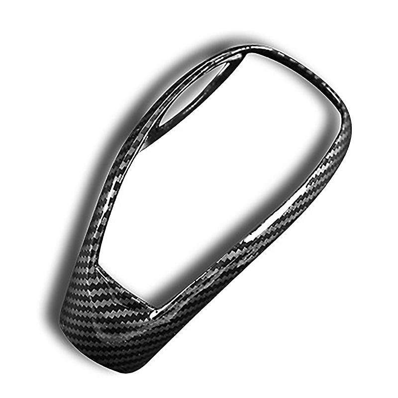 Car Carbon Fiber Gear Shift Knob Head Cover Sticker Trim for CT5/XT5/CT6/XT6 2020 2021 Shift Knob Co