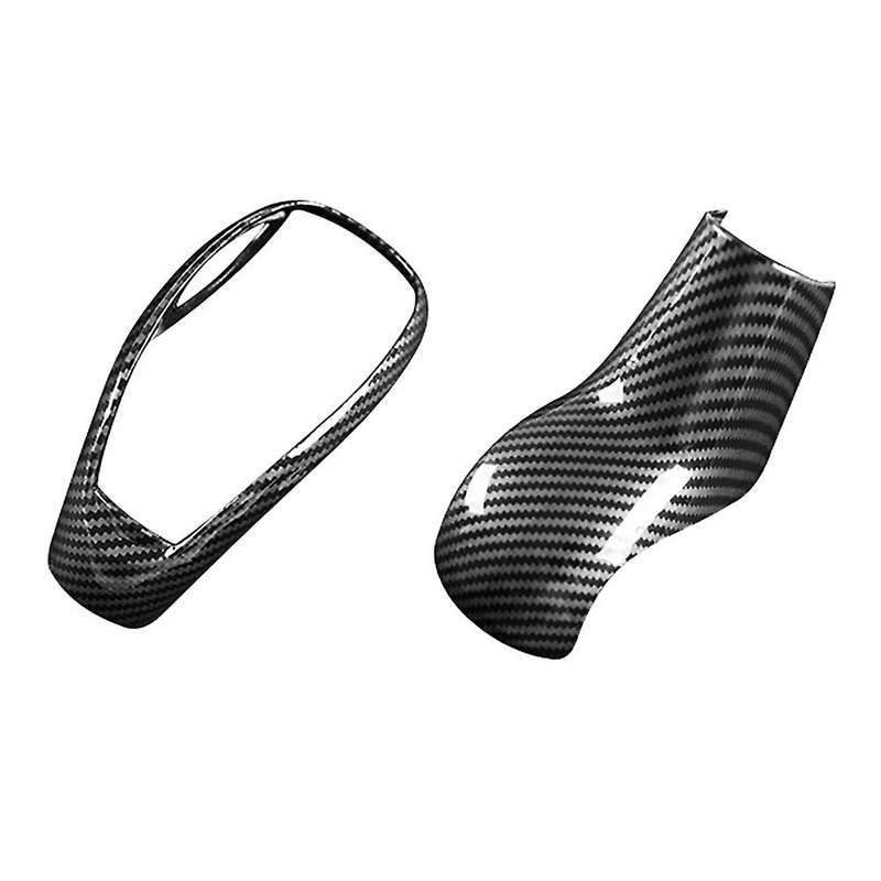 Car Carbon Fiber Gear Shift Knob Head Cover Sticker Trim for CT5/XT5/CT6/XT6 2020 2021 Shift Knob Co