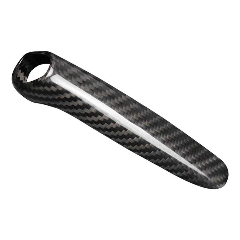 Car Carbon Fiber Hand Brake Cover Hand Brake Grip Case Shell Trim for 2012-2016 Handbrake Stickers
