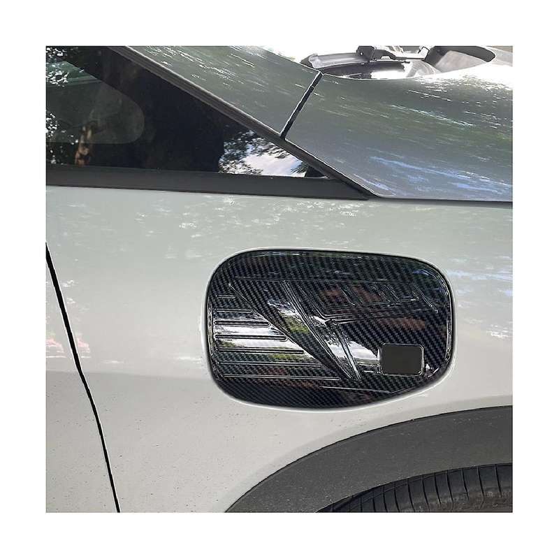 Car Carbon Fiber Grain Charging Port Door Cover Trim Sticker for Dolphin Atto1 Ea1 2022 2023