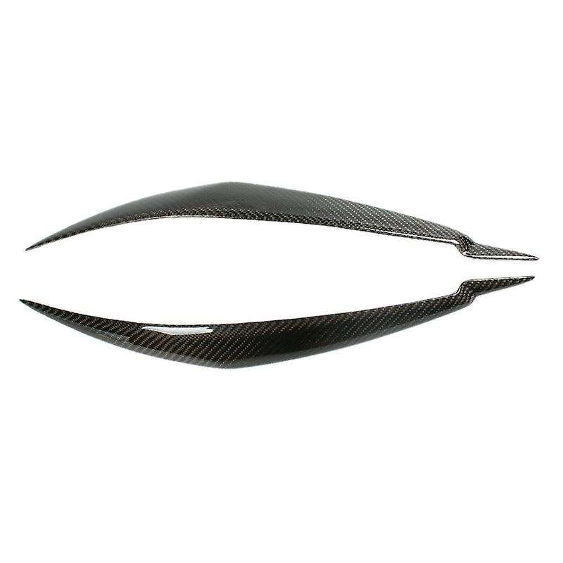 Car Carbon Fiber Headlight Eyelid Eyebrow Cover for E71 X6 X6M 2008-2014
