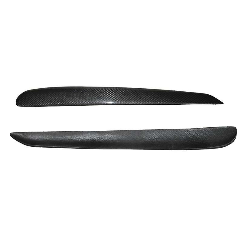 Car Carbon Fiber Headlights Eyebrows Eyelids Cover Eyelash Head Light Stickers for Golf 6 MK6 2008-2