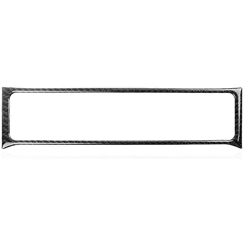 Car Carbon Fiber Instrument Panel Air Conditioning Outlet Vent Cover Moulding Sticker Frame for 2009