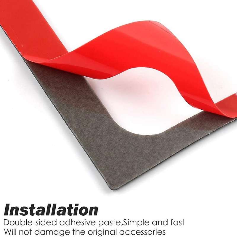 Car Carbon Fiber Instrument Panel Air Conditioning Outlet Vent Cover Moulding Sticker Frame for 2009
