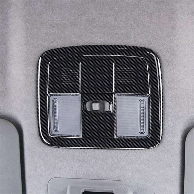 Car Carbon Fiber Indoor Reading Light Cover Roof Lamp Panel Frame for Raize A200A A210A 2020 -2021