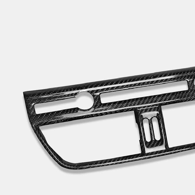 Car Carbon Fiber Interior Central Air Outlet Trim Frame for 2015-2020