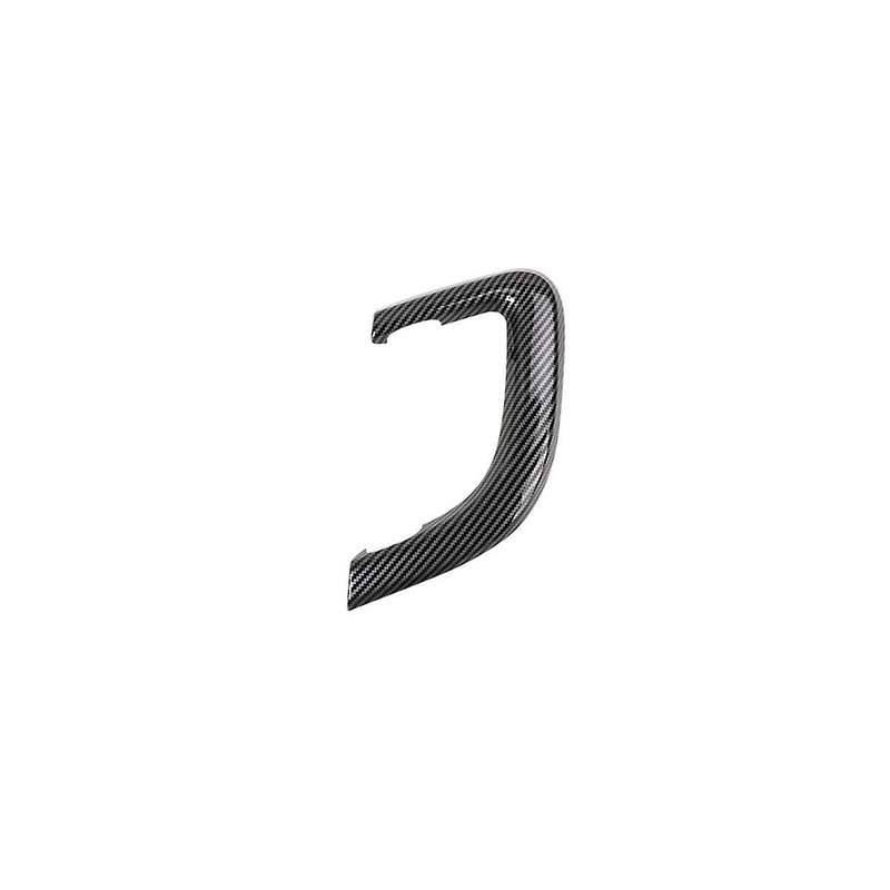 Car Carbon Fiber Inner Door Panel Handle Pull Trim Frame Interior Decoration Sticker for 2015-2019