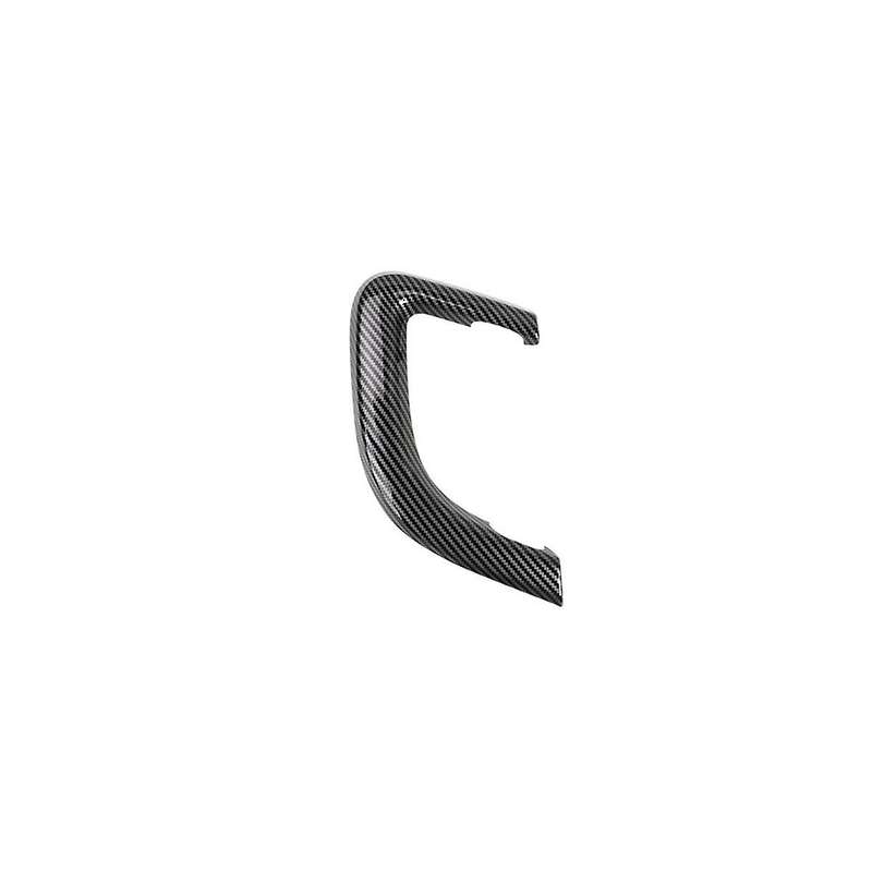 Car Carbon Fiber Inner Door Panel Handle Pull Trim Frame Interior Decoration Sticker for 2015-2019