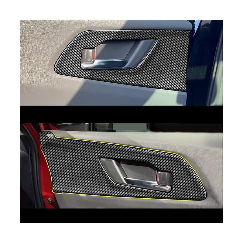 Car Carbon Fiber Inner Handle Panel Interior Panel for Prius Prius 60 Series 2020-2023 Car Accessor