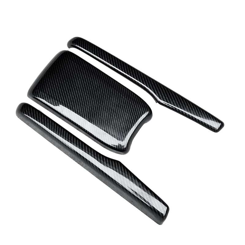 Car Carbon Fiber Interior Decor Trim Retrofitting Central Control Panel Stickers Cover for 10Th 2016