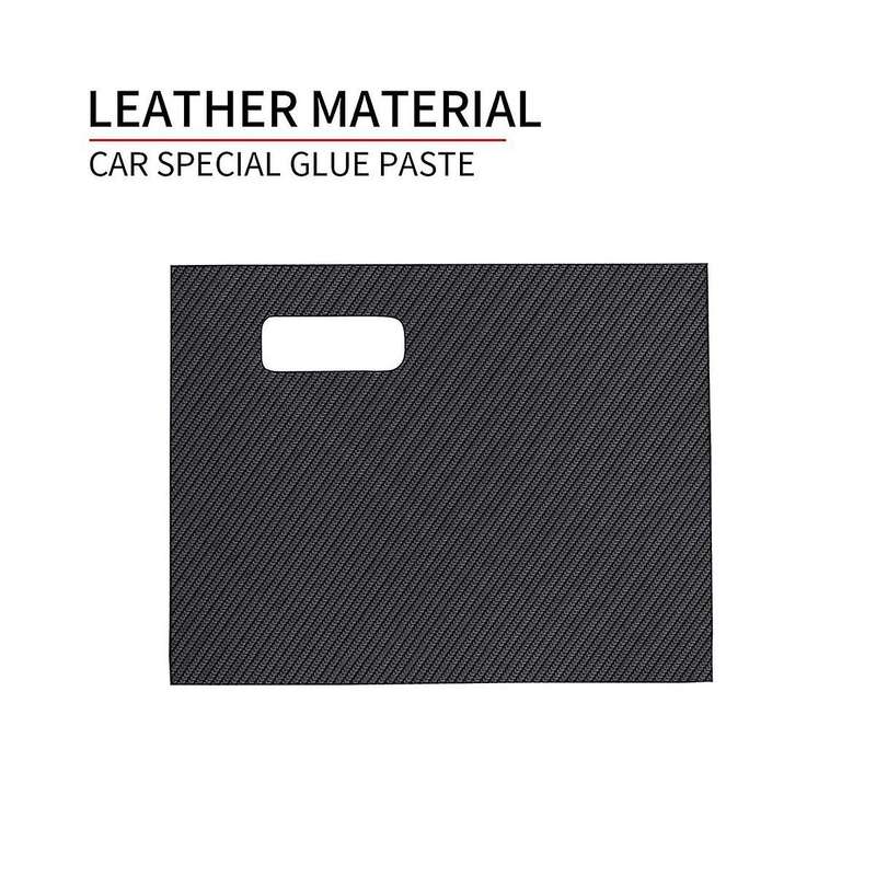 Car Carbon Fiber Leather Storage Glove Box Protector Pad Anti- Pad Anti-dirty Pad Mat Cover for 3 A