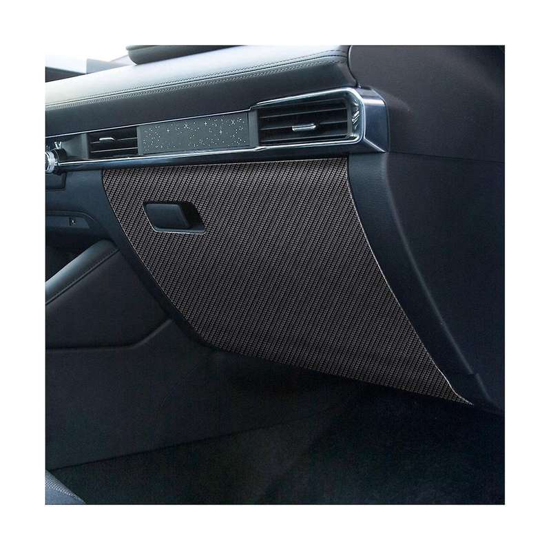 Car Carbon Fiber Leather Storage Glove Box Protector Pad Anti- Pad Anti-dirty Pad Mat Cover for 3 A