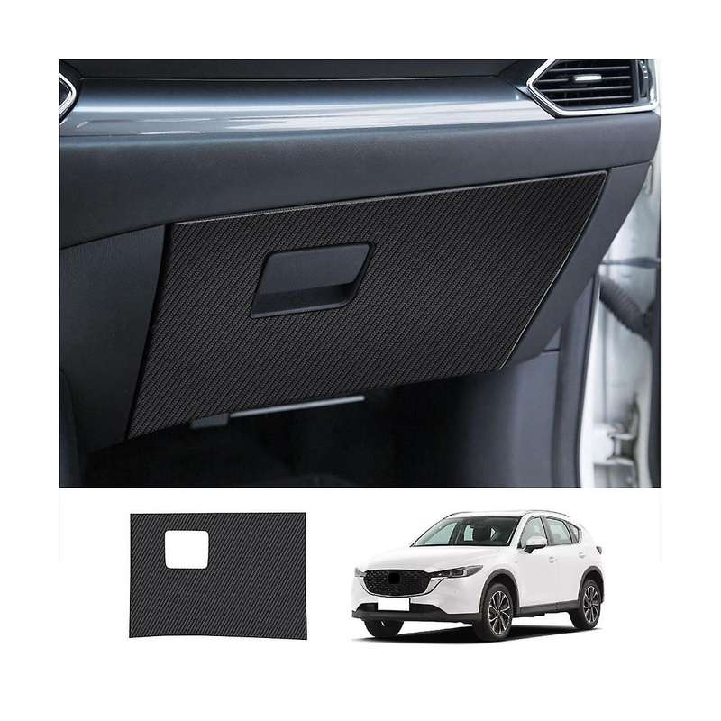 Car Carbon Fiber Leather Storage Glove Box Protector Pad Anti- Pad Anti-dirty Pad Mat Cover for -5