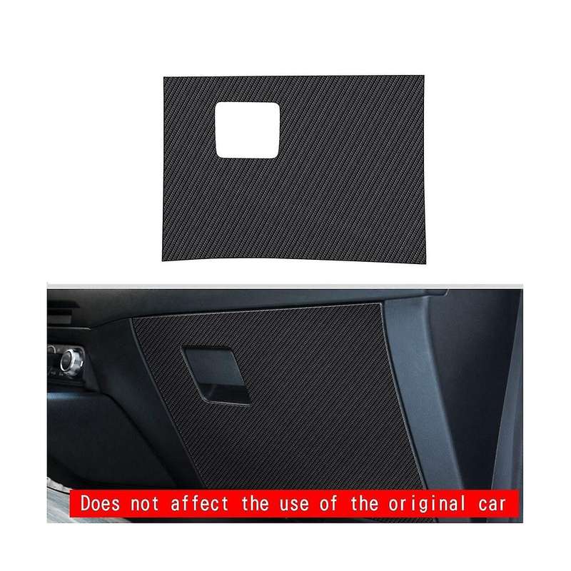 Car Carbon Fiber Leather Storage Glove Box Protector Pad Anti- Pad Anti-dirty Pad Mat Cover for -5
