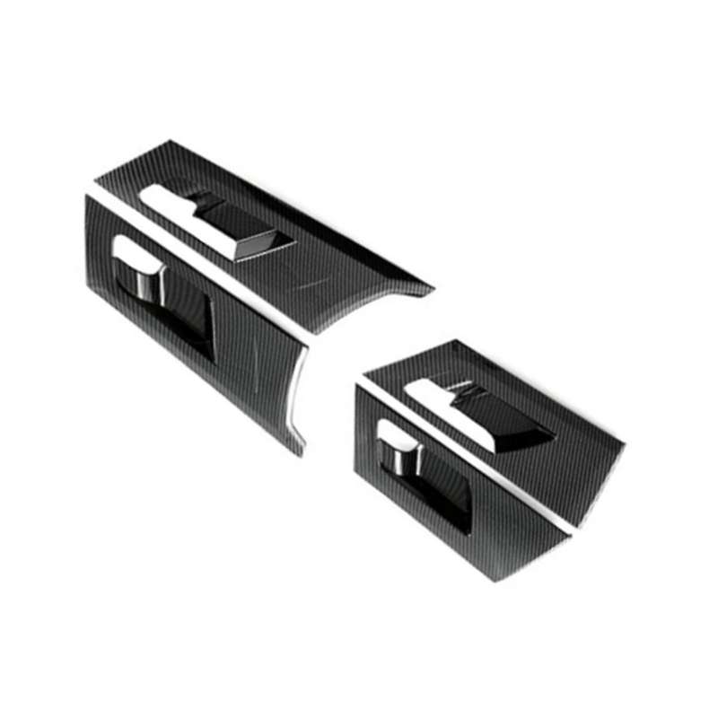 Car Carbon Fiber Interior Inner Door Bowl Frame Cover Handle Protection Trim Sticker for 2022 2023
