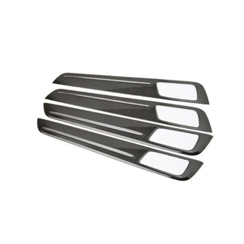 Car Carbon Fiber Interior Door Panel Decorative Strips, Interior Frame Stickers for 18-19