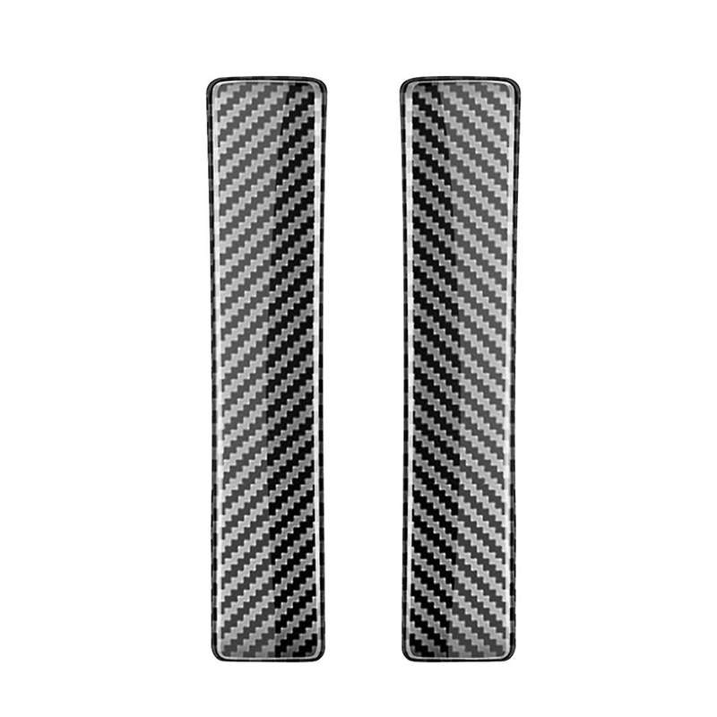 Car Carbon Fiber Middle Door Button Frame Trim Sticker Interior Accessories for Alphard/Vellfire 40