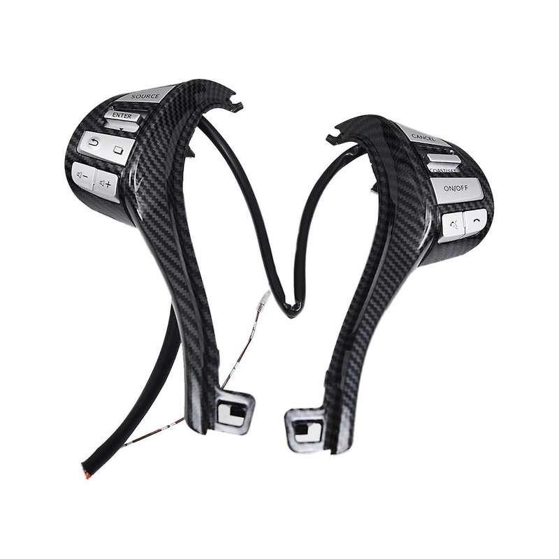 Car Carbon Fiber Multifunction Steering Wheel Combination Control Switch for 2013 Teana