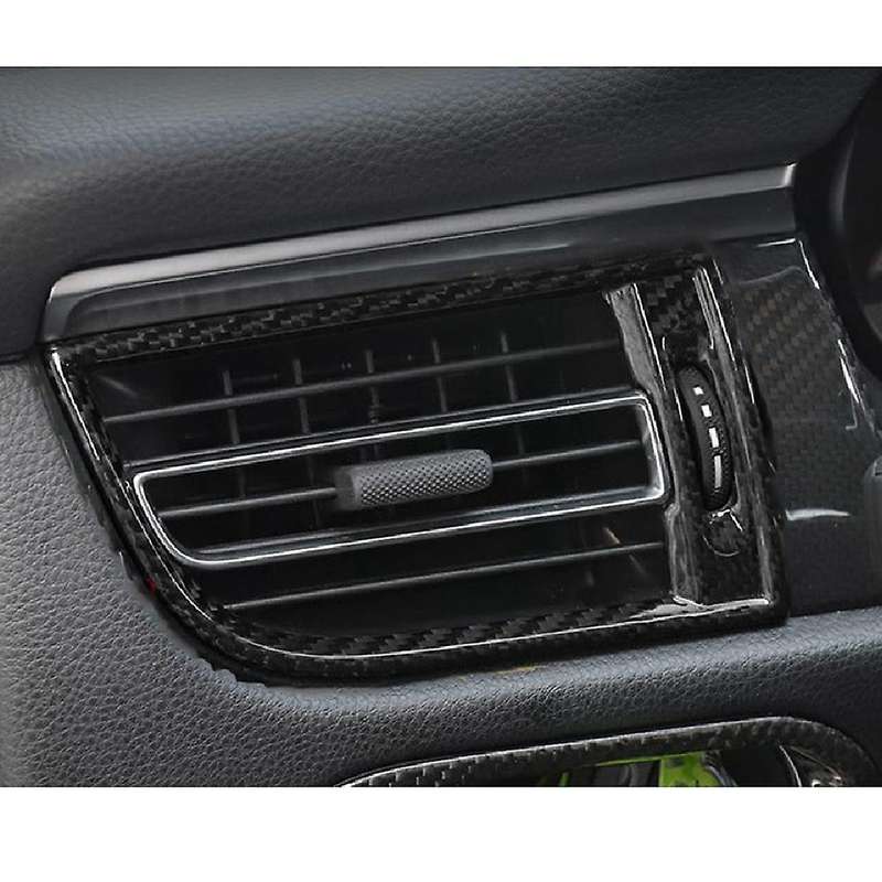 Car Carbon Fiber Left and Right Ac Air Outlet Vent Trim Frame for 2015-2020