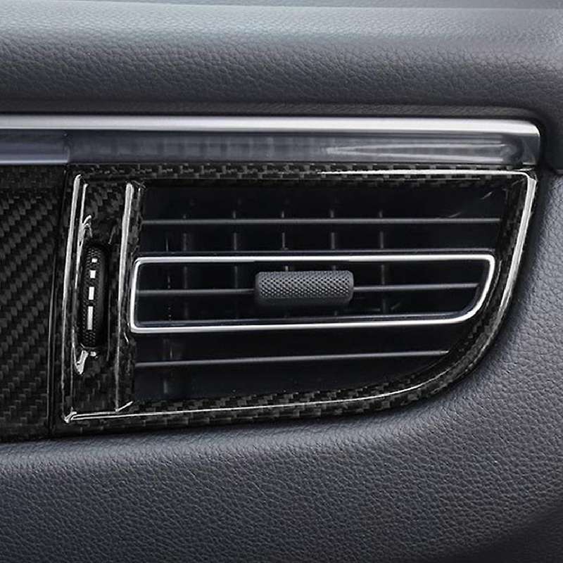 Car Carbon Fiber Left and Right Ac Air Outlet Vent Trim Frame for 2015-2020
