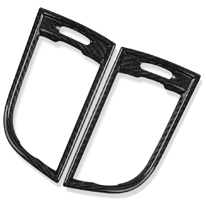 Car Carbon Fiber Left and Right Ac Air Outlet Vent Trim Frame for 2015-2020