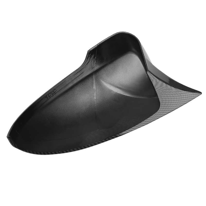 Car Carbon Fiber Ox Horn Rearview Side Glass Mirror Cover Trim Side Mirror Caps for 2015-2020