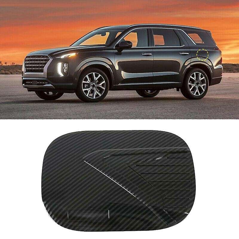 Car Carbon Fiber Oil Fuel Tank Cap Cover Trim for 2019 2020