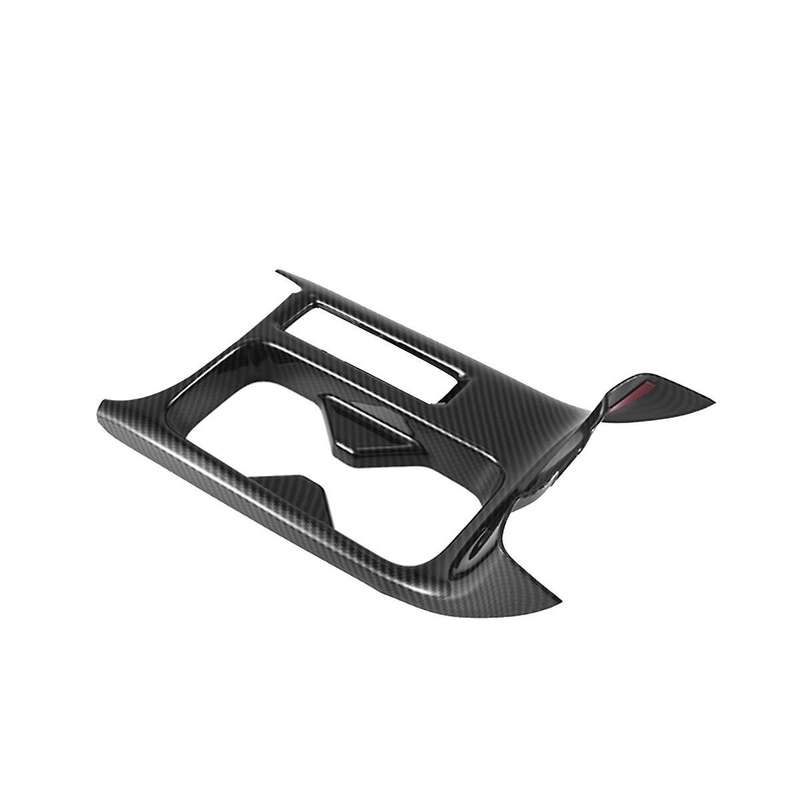 Car Carbon Fiber Pattern Center Console Water Cup Holder Cover Trim Stickers for -v Xrv Xr-v 2022+