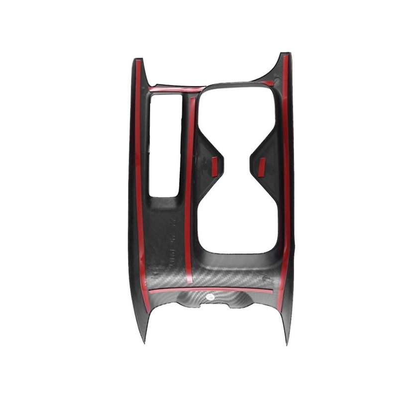 Car Carbon Fiber Pattern Center Console Water Cup Holder Cover Trim Stickers for -v Xrv Xr-v 2022+