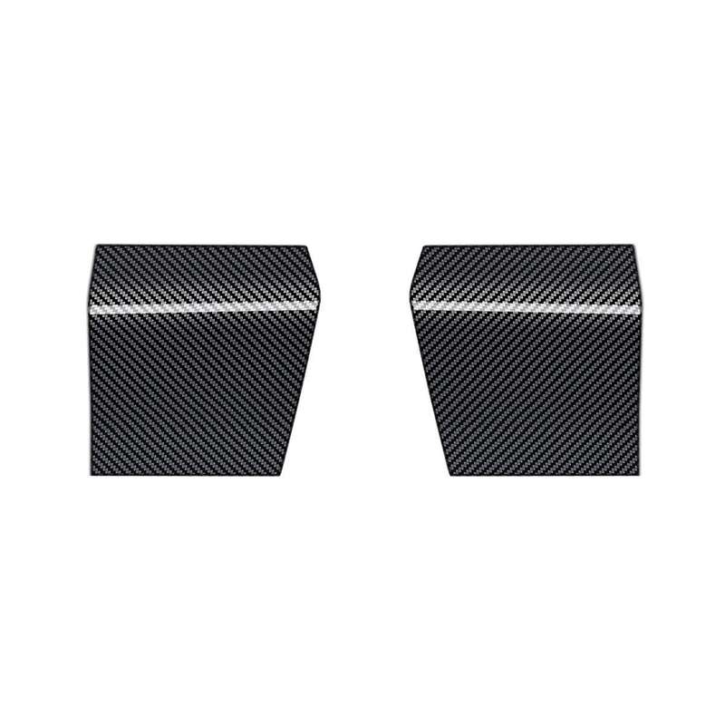 Car Carbon Fiber Pattern Glass Switch Upper Panel Decoration Door Armrest Stickers for Alphard 40 Se