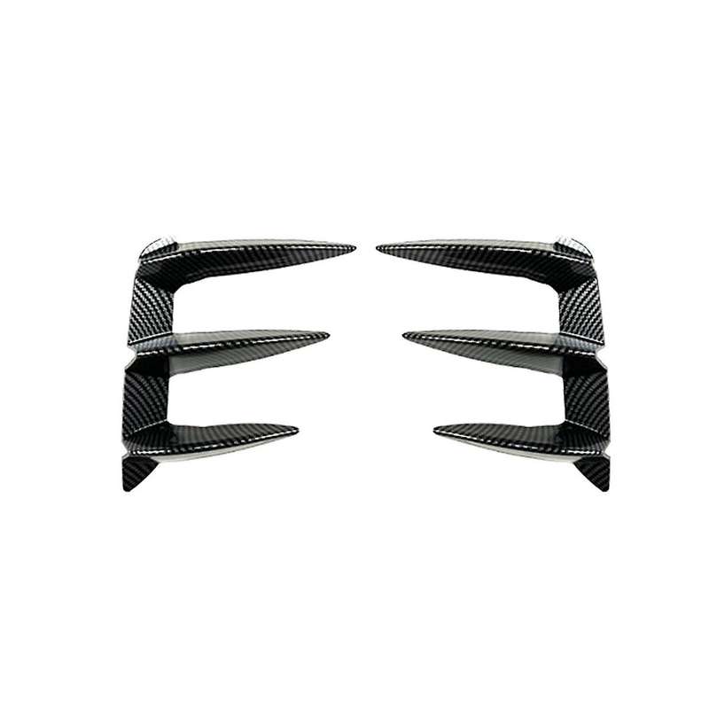 Car Carbon Fiber Pattern Rear Bumper Splitter Kit Spoiler Rear Canard Trim for X3 G01 2022-2023