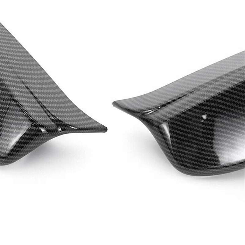 Car Carbon Fiber Pattern Ox Horn Rearview Side Mirror Cover for 5 Series E60 2004-2010 Car Accessori