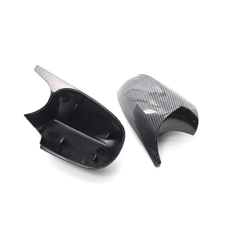 Car Carbon Fiber Pattern Rearview Mirror Cover Side Mirror Case Trim for 3 Series E90 E91 E92 2008-