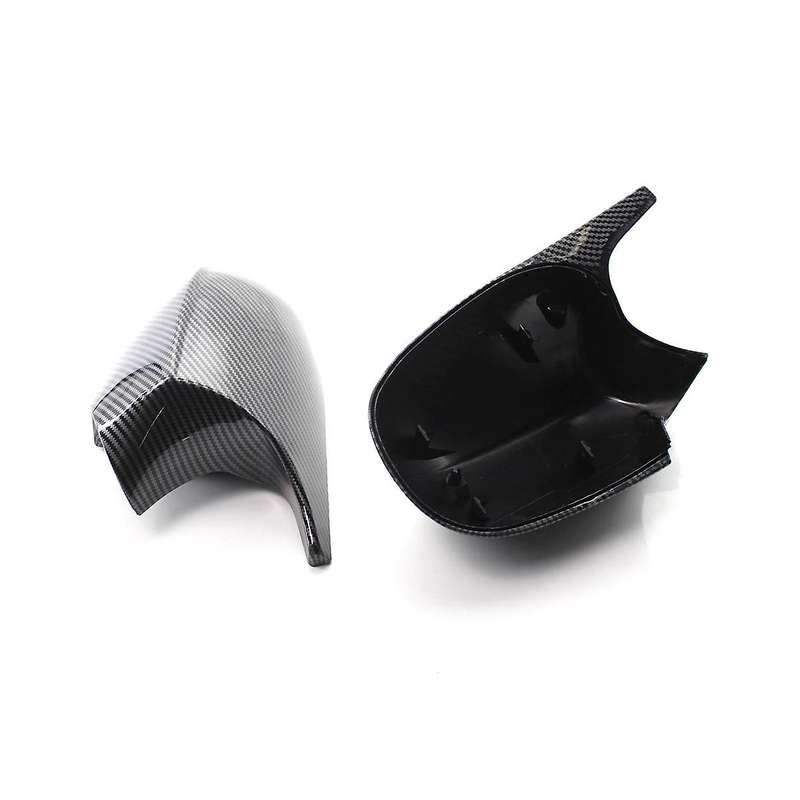 Car Carbon Fiber Pattern Rearview Mirror Cover Side Mirror Case Trim for 3 Series E90 E91 E92 2008-