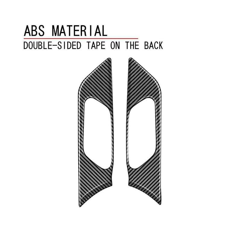 Car Carbon Fiber Pattern Texture Front Door Inner Handle Bowl Cover Trim for C28 2022-2023 Car Acces