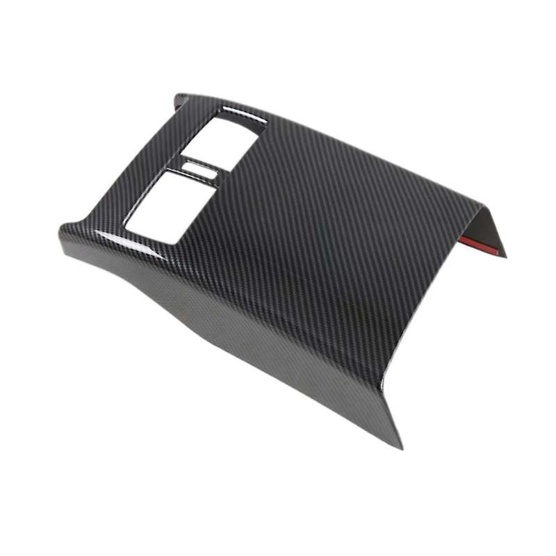 Car Carbon Fiber Rear Air Condition Vent Outlet Anti- Panel Cover Trim for -30 Cx30 2020 2021 2022