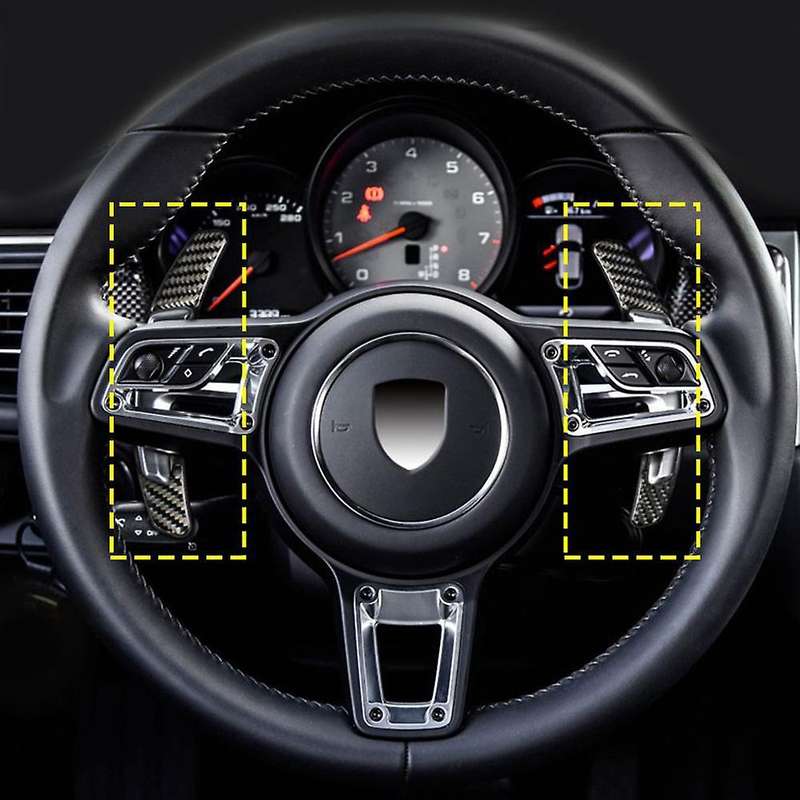 Car Carbon Fiber PDK Shift Paddle Shifter for- 991 718 Steering Wheel Accessories