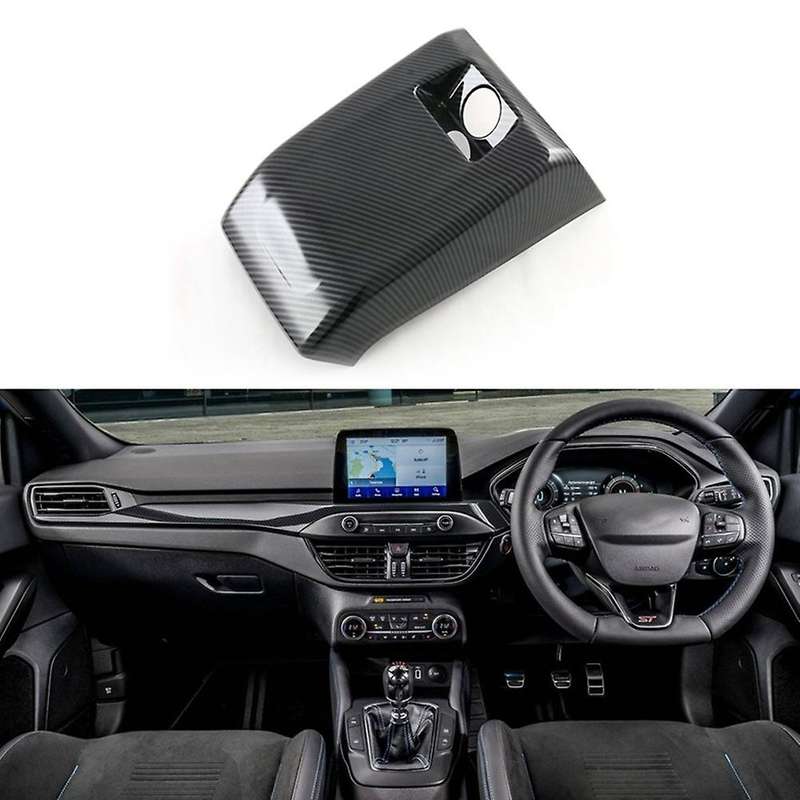Car Carbon Fiber Rear Air Condition Vent Outlet Frame Cover for Ford