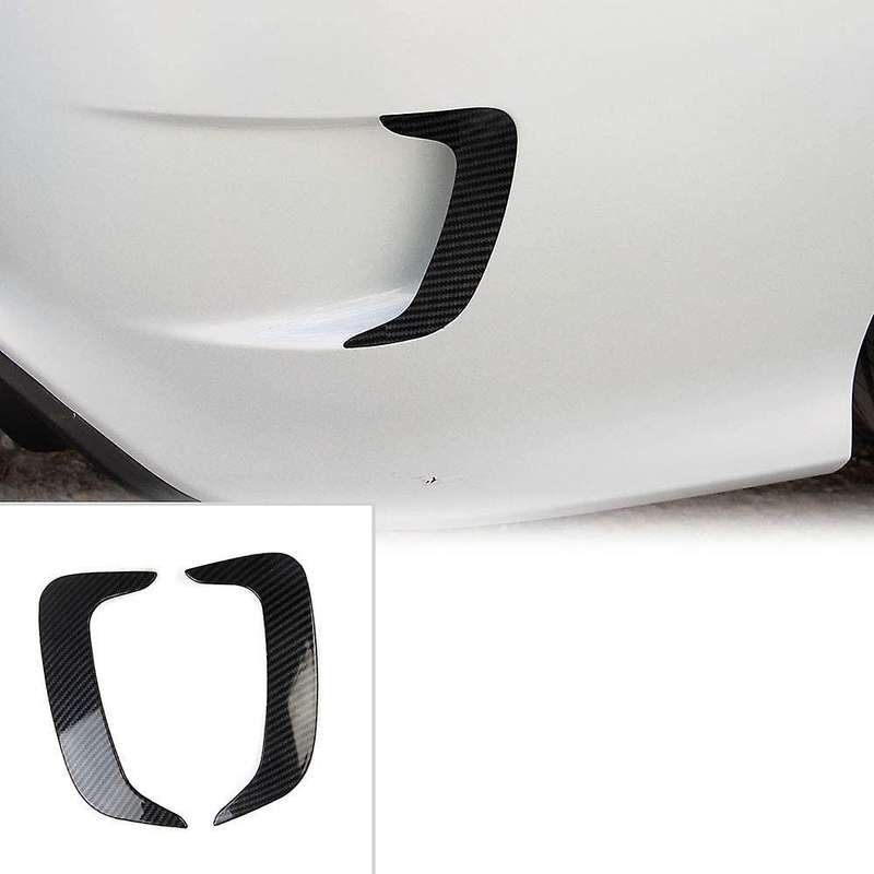 Car Carbon Fiber Rear Bumper Side Fin Air Vent Outlet Flap Trim for Charger 2015-2020 Accessories