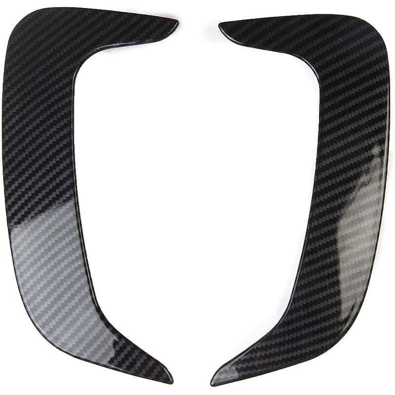 Car Carbon Fiber Rear Bumper Side Fin Air Vent Outlet Flap Trim for Charger 2015-2020 Accessories