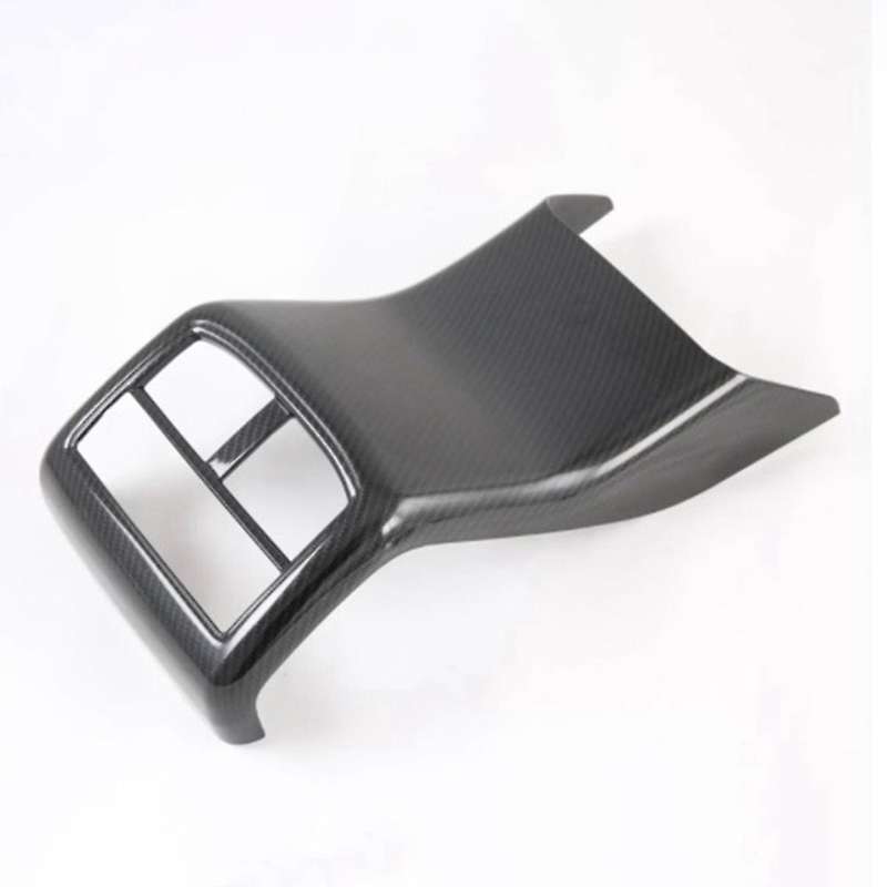 Car Carbon Fiber Rear Air Condition Vent Outlet Frame Cover Trim for -8 8 CX8 2017 2018