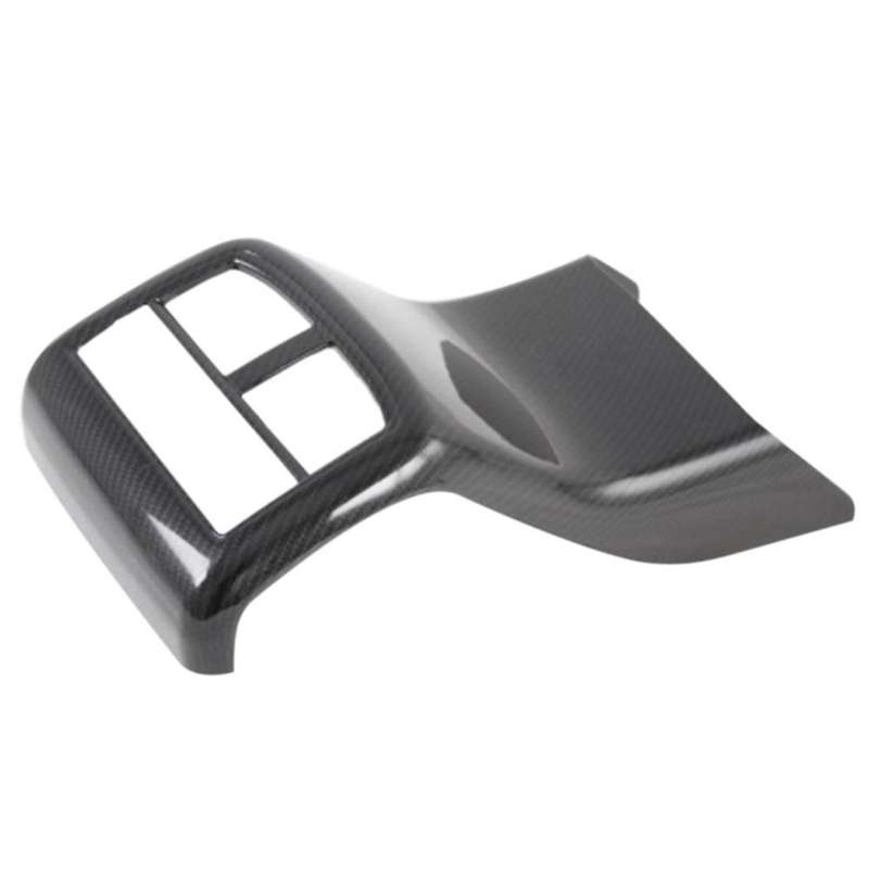 Car Carbon Fiber Rear Air Condition Vent Outlet Frame Cover Trim for -8 8 CX8 2017 2018