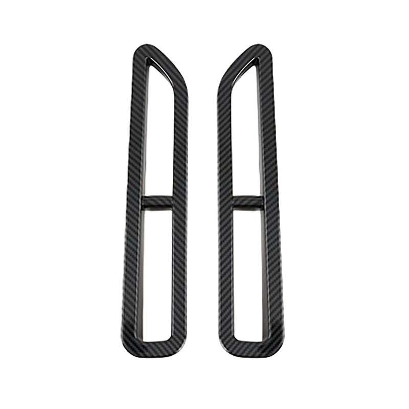 Car Carbon Fiber Rear Tail Fog Light Lamp Frame Cover Trim for 2017-2019